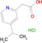 2-(4-Isopropylpyridin-2-yl)acetic acid hydrochloride