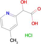 2-Hydroxy-2-(4-methylpyridin-2-yl)acetic acid hydrochloride