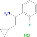 2-Cyclopropyl-1-(2-fluorophenyl)ethanamine hydrochloride