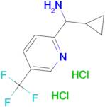 Cyclopropyl[5-(trifluoromethyl)pyridin-2-yl]methanamine dihydrochloride