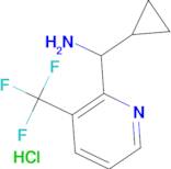 Cyclopropyl[3-(trifluoromethyl)pyridin-2-yl]methanamine hydrochloride