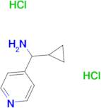 Cyclopropyl(pyridin-4-yl)methanamine dihydrochloride