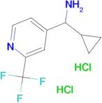 Cyclopropyl[2-(trifluoromethyl)pyridin-4-yl]methanamine dihydrochloride