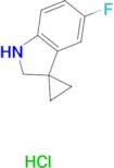 5'-Fluoro-1',2'-dihydrospiro[cyclopropane-1,3'-indole] hydrochloride