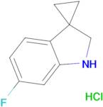 6'-Fluoro-1',2'-dihydrospiro[cyclopropane-1,3'-indole] hydrochloride