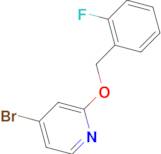 4-Bromo-2-(2-fluorobenzyloxy)pyridine