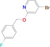 4-Bromo-2-(4-fluorobenzyloxy)pyridine