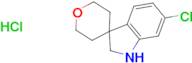 6-Chloro-1,2-dihydrospiro[indole-3,4'-oxane] hydrochloride