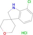 7-Chloro-1,2-dihydrospiro[indole-3,4'-oxane] hydrochloride