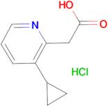 2-(3-Cyclopropylpyridin-2-yl)acetic acid hydrochloride