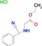 [(Cyano-phenyl-methyl)-amino]-acetic acid ethyl ester; hydrochloride