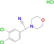 (3,4-Dichlorophenyl)morpholin-4-yl-acetonitrile hydrochloride