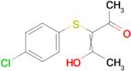 3-(4-Chloro-phenylsulfanyl)-pentane-2,4-dione