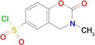 3-Methyl-2-oxo-3,4-dihydro-2H-benzo[e][1,3]oxazine-6-sulfonyl chloride