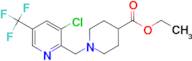 1-(3-Chloro-5-trifluoromethyl-pyridin-2-ylmethyl)-piperidine-4-carboxylic acid ethyl ester