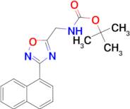 (3-Naphthalen-1-yl-[1,2,4]oxadiazol-5-ylmethyl)-carbamic acid tert-butyl ester