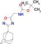 (3-Adamantan-1-yl-[1,2,4]oxadiazol-5-ylmethyl)-carbamic acid tert-butyl ester