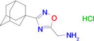 C-(3-Adamantan-1-yl-[1,2,4]oxadiazol-5-yl)-methylamine; hydrochloride