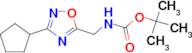 (3-Cyclopentyl-[1,2,4]oxadiazol-5-ylmethyl)-carbamic acid tert-butyl ester