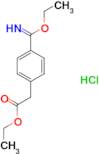 (4-Ethoxycarbonimidoyl-phenyl)-acetic acid ethyl ester; hydrochloride