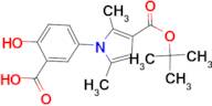 1-(3-Carboxy-4-hydroxy-phenyl)-2,5-dimethyl-1H-pyrrole-3-carboxylic acid tert-butyl ester