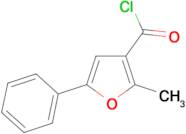 2-Methyl-5-phenyl-furan-3-carbonyl chloride