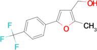 [2-Methyl-5-(4-trifluoromethyl-phenyl)-furan-3-yl]-methanol