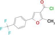 2-Methyl-5-(4-trifluoromethyl-phenyl)-furan-3-carbonyl chloride