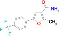 2-Methyl-5-(4-trifluoromethyl-phenyl)-furan-3-carboxylic acid amide