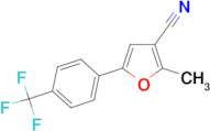 2-Methyl-5-(4-trifluoromethyl-phenyl)-furan-3-carbonitrile