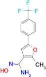 N-Hydroxy-2-methyl-5-(4-trifluoromethyl-phenyl)-furan-3-carboxamidine