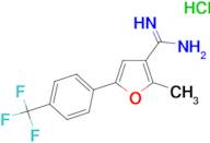 2-Methyl-5-(4-trifluoromethyl-phenyl)-furan-3-carboxamidine; hydrochloride