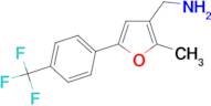 C-[2-Methyl-5-(4-trifluoromethyl-phenyl)-furan-3-yl]-methylamine