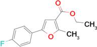 5-(4-Fluoro-phenyl)-2-methyl-furan-3-carboxylic acid ethyl ester