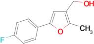 [5-(4-Fluoro-phenyl)-2-methyl-furan-3-yl]-methanol