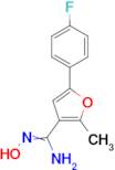 5-(4-Fluoro-phenyl)-N-hydroxy-2-methyl-furan-3-carboxamidine