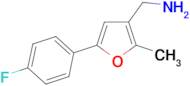 C-[5-(4-Fluoro-phenyl)-2-methyl-furan-3-yl]-methylamine