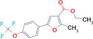 2-Methyl-5-(4-trifluoromethoxy-phenyl)-furan-3-carboxylic acid ethyl ester