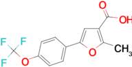 2-Methyl-5-(4-trifluoromethoxy-phenyl)-furan-3-carboxylic acid