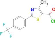 4-Methyl-2-(4-trifluoromethyl-phenyl)-thiazole-5-carbonyl chloride