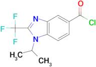 1-Isopropyl-2-trifluoromethyl-1H-benzoimidazole-5-carbonyl chloride