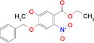 4-Benzyloxy-5-methoxy-2-nitro-benzoic acid ethyl ester