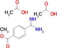 4-Methoxycarbonylbenzamidine diacetic acid salt