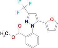 Methyl 2-[5-(furan-2-yl)-3-(trifluoromethyl)-1H-pyrazol-1-yl]benzoate