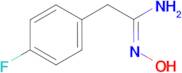 2-(4-Fluoro-phenyl)-N-hydroxy-acetamidine