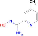 N-Hydroxy-4-methyl-pyridine-2-carboxamidine