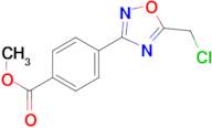 4-(5-Chloromethyl-[1,2,4]oxadiazol-3-yl)-benzoic acid methyl ester