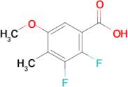 2,3-Difluoro-5-methoxy-4-methylbenzoic acid