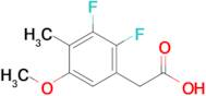 2,3-Difluoro-5-methoxy-4-methylphenylacetic acid