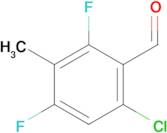 6-Chloro-2,4-difluoro-3-methylbenzaldehyde